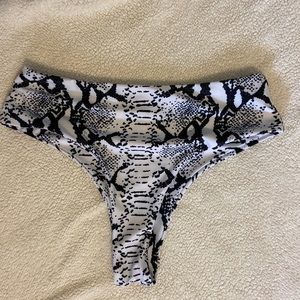 High waisted bathing suit bottom
